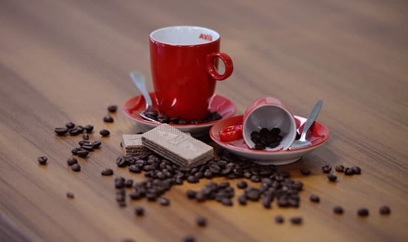 Kaffeetasse im AVIA Bistro